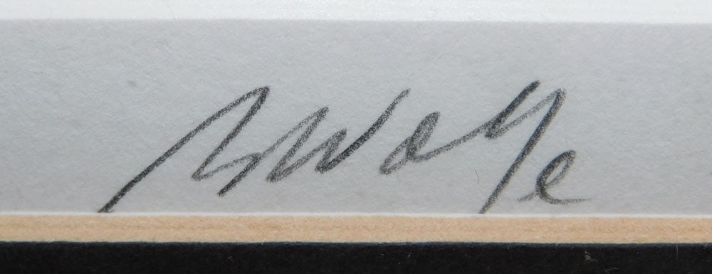 Two Framed Prints Pencil Signed - 4