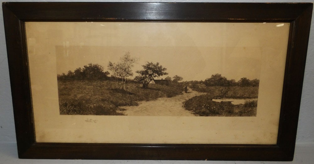 Framed Etching Artist Signed (1 of 5)