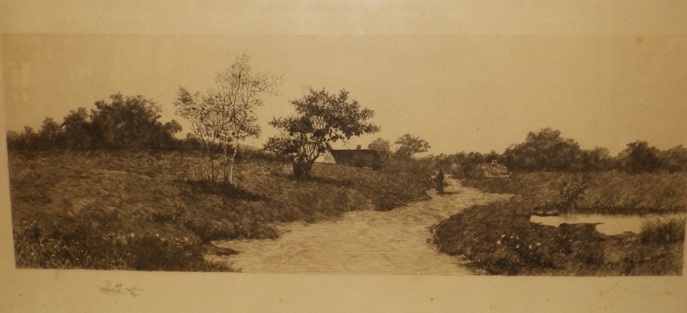 Framed Etching Artist Signed - 2