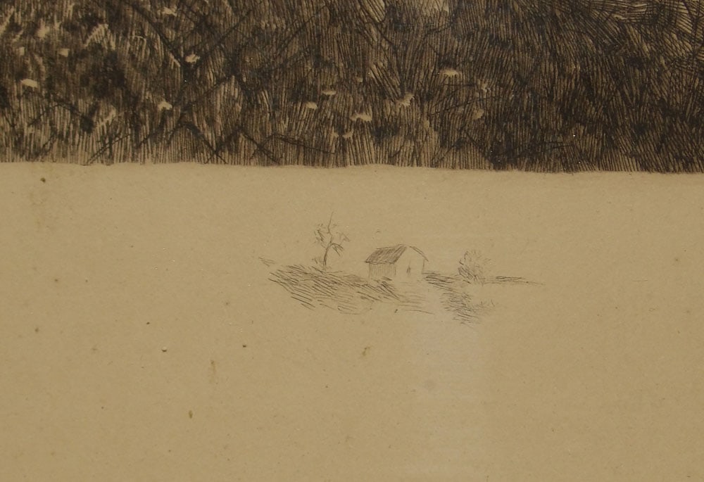 Framed Etching Artist Signed - 3