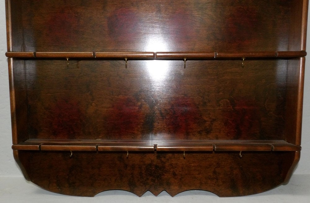 Cherry Hanging Wall Rack - 2