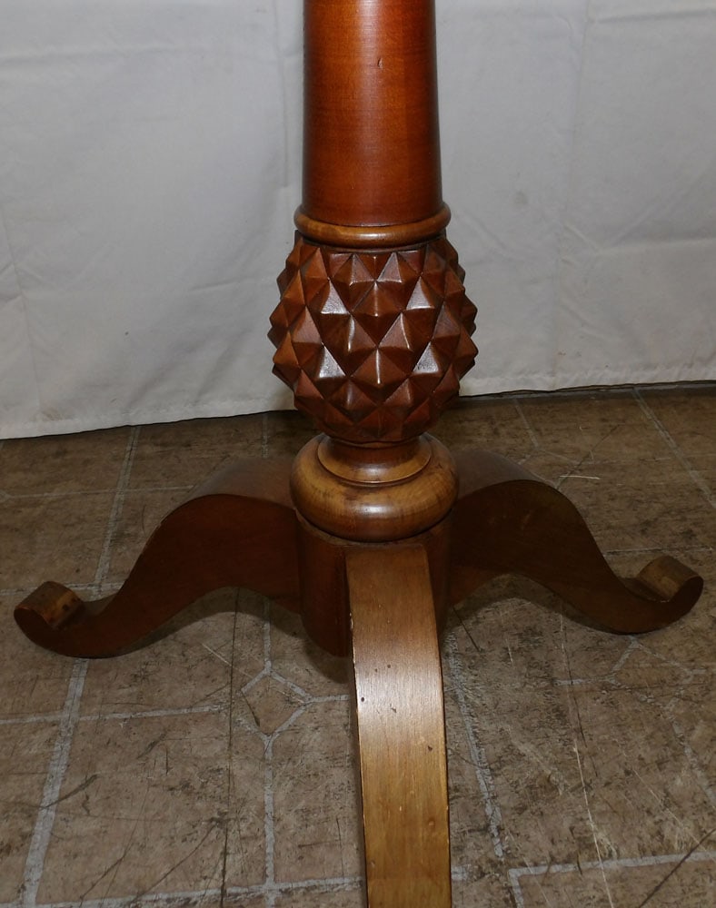 Round Cherry Tea Table by Ethan Allen - 3