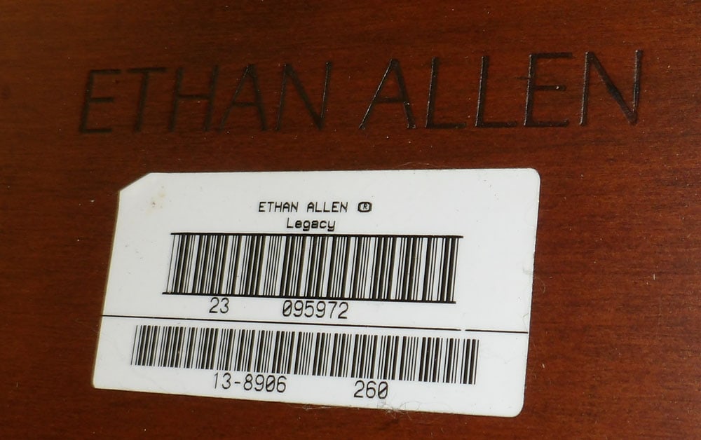 Round Cherry Tea Table by Ethan Allen - 4