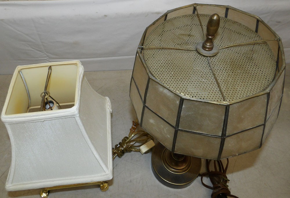 Two Brass Lamps - 2