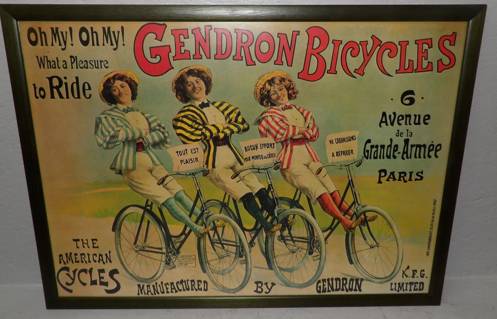 Framed Advertisement: Framed Advertisement . 20" x 27" "ALL DESCRIPTIONS AND ANY CONDITION STATEMENT GIVEN BY LANGSTON AUCTION GALLERY ARE STRICTLY?OPINIONS?AND LANGSTON'S SHALL HAVE NO RESPONSIBILITY FOR ERRORS OR OMISSIO