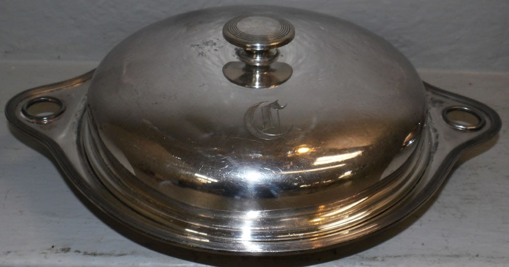Two Silverplated Covered Dishes - 2