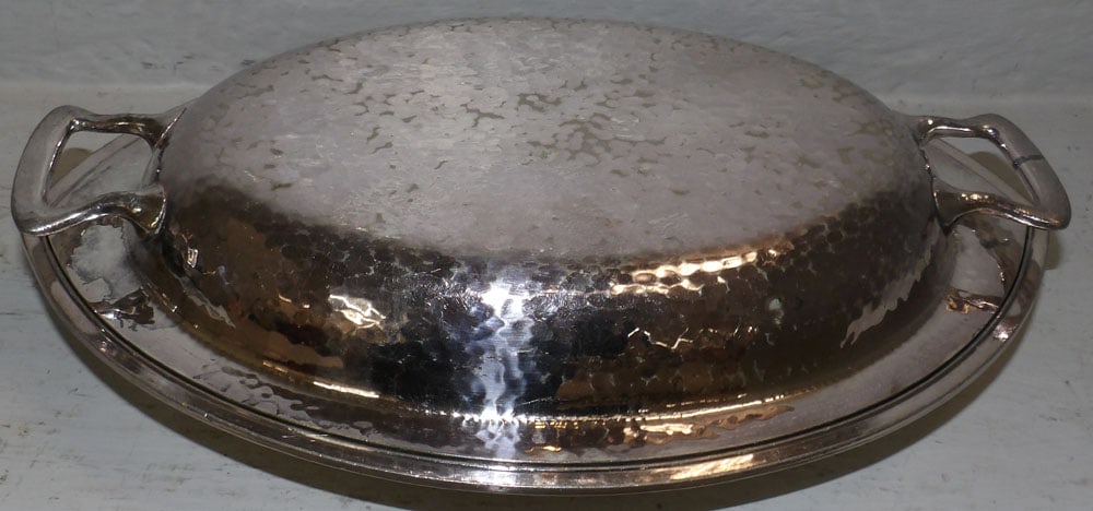 Two Silverplated Covered Dishes - 3