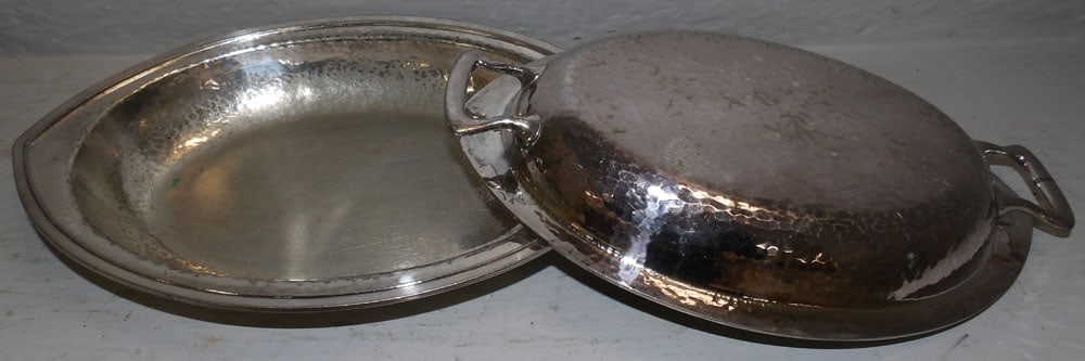 Two Silverplated Covered Dishes - 5