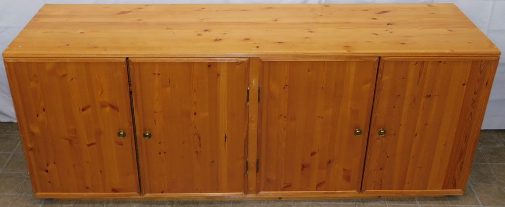 Pine Four Door Cabinet - 2
