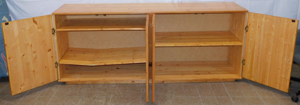 Pine Four Door Cabinet - 3