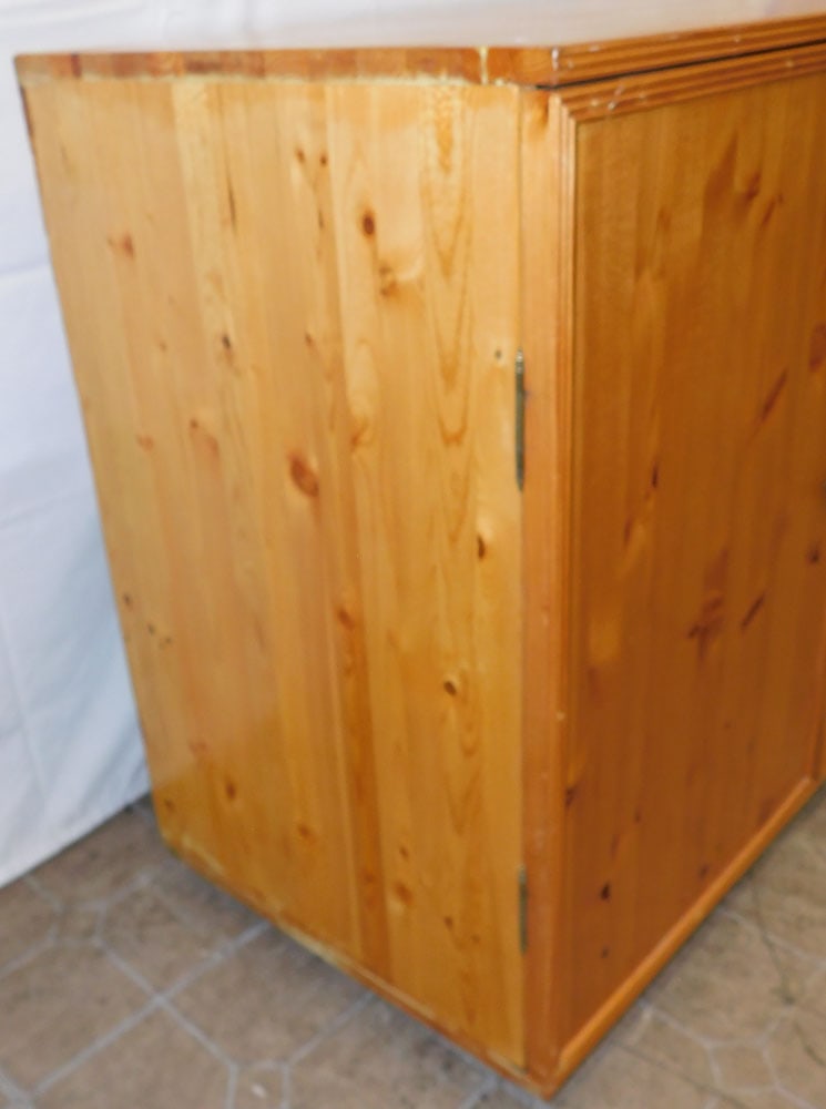 Pine Four Door Cabinet - 7