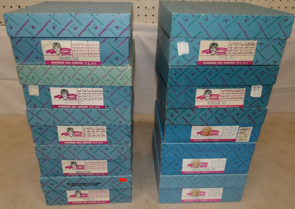 Lot of Ten Madame Alexander Dolls in Boxes (1 of 10)