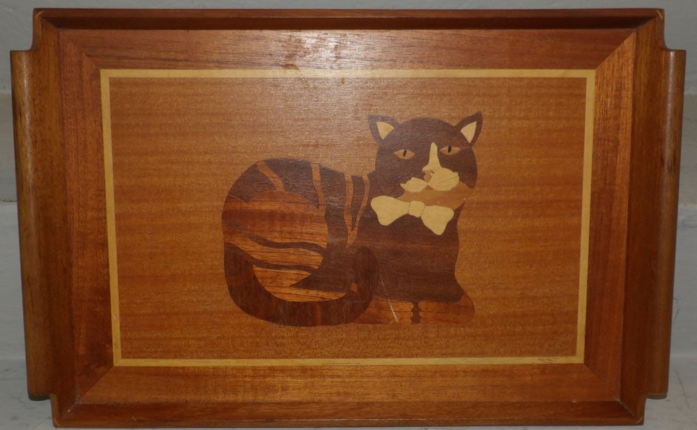 Two Wooden Serving Trays - 2