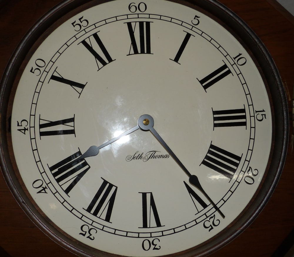 Pine Decorative Clock by Seth Thomas - 2