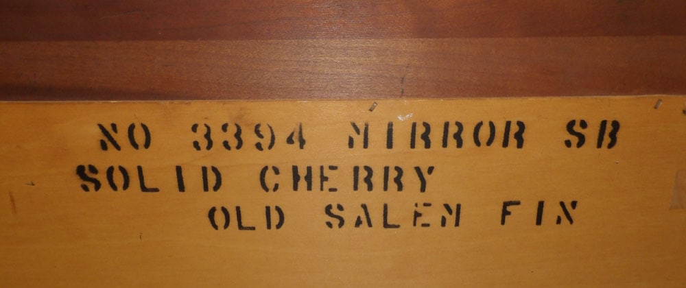 Cherry Framed Mirror - 5