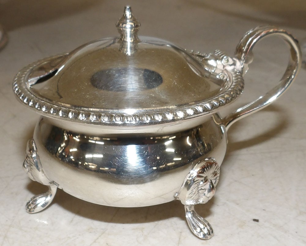 Three Silverplated Items - 3