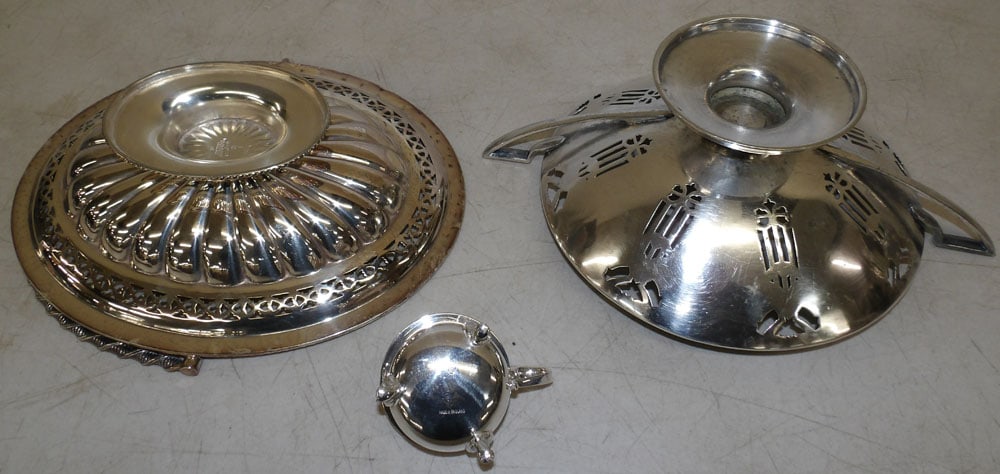 Three Silverplated Items - 4
