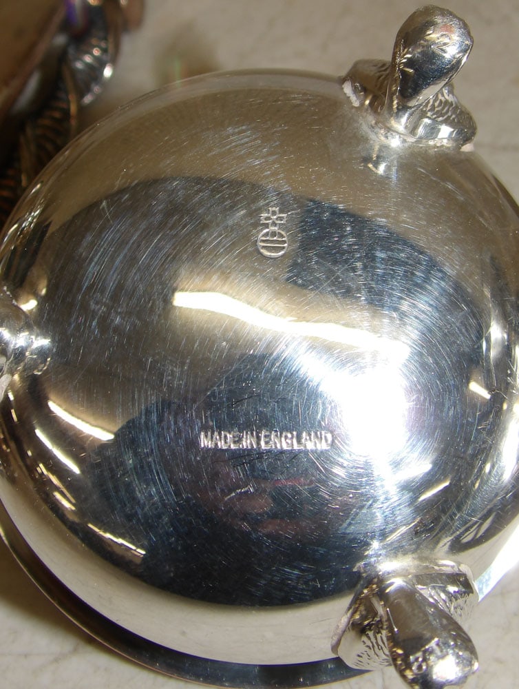 Three Silverplated Items - 7