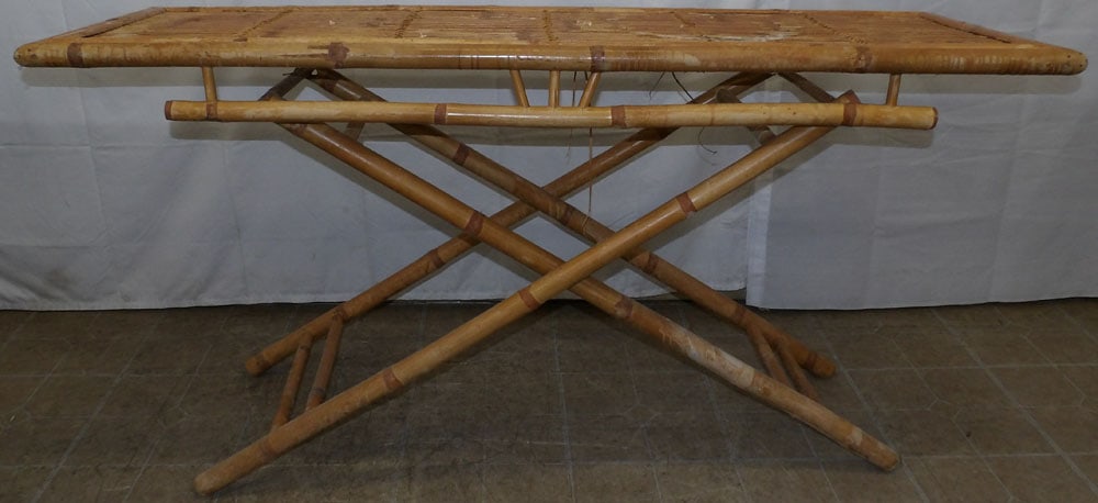 Folding Bamboo Console (1 of 4)