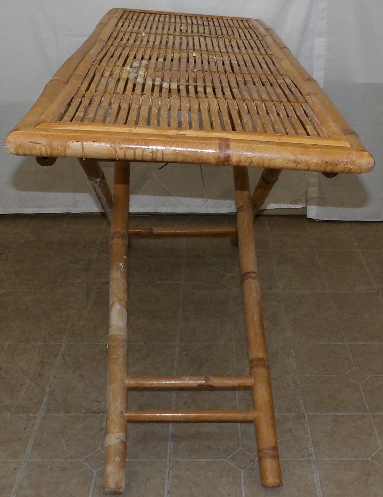 Folding Bamboo Console - 3