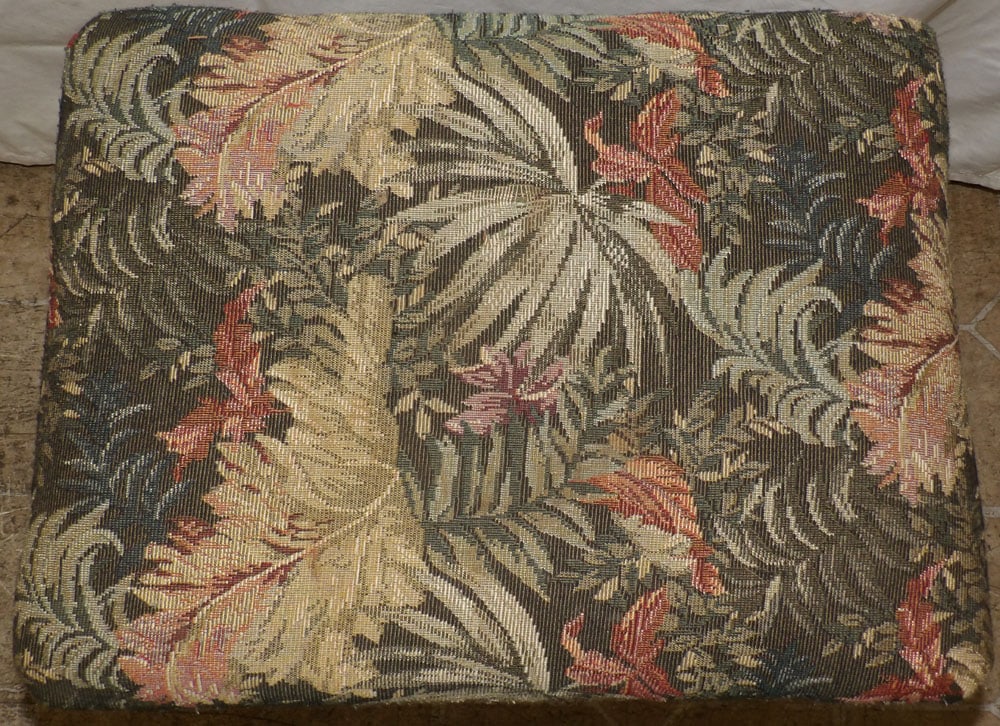 Maple & Upholstered Top Stool - 2