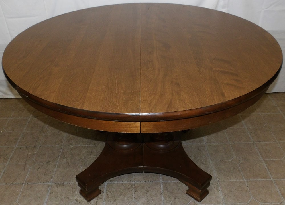 Round Maple Dining Table (1 of 3)