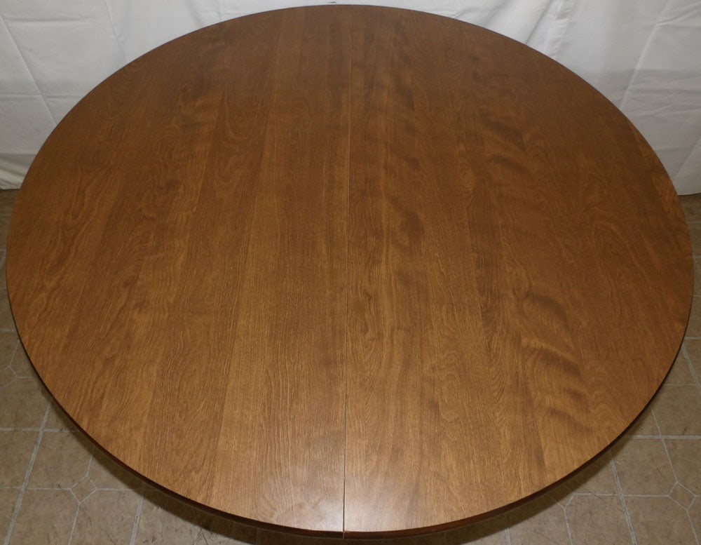 Round Maple Dining Table - 2