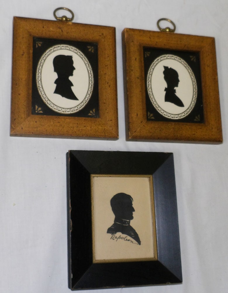 Lot of Framed Silhouettes (1 of 2)