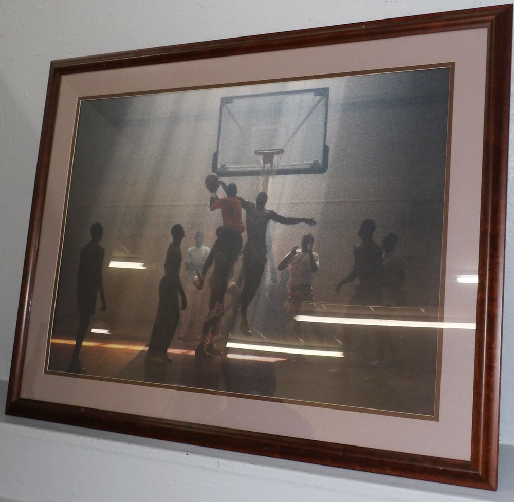 Framed Print: Framed Print. 29 1/4" x 37 3/4" ALL DESCRIPTIONS AND ANY CONDITION STATEMENT GIVEN BY LANGSTON AUCTION GALLERY ARE STRICTLY OPINIONS AND LANGSTON'S SHALL HAVE NO RESPONSIBILITY FOR ERRORS OR
