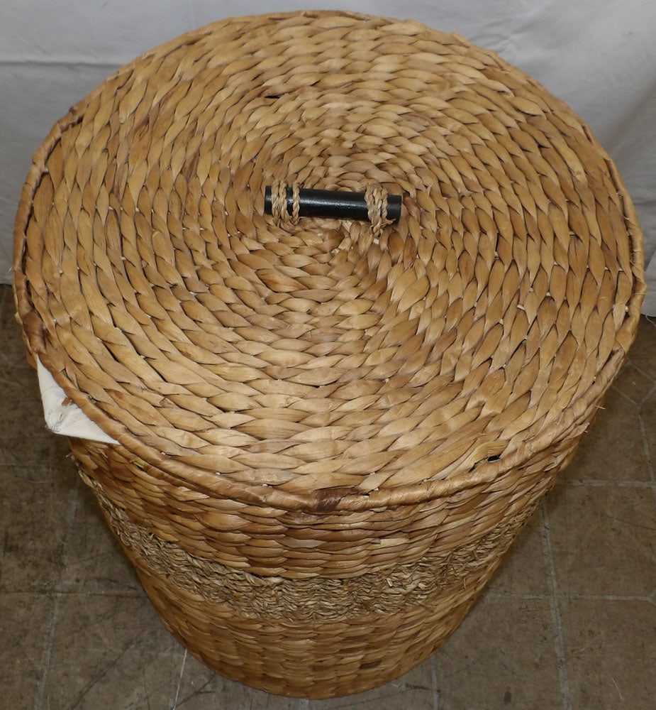 Large Round Basket with Lid - 2