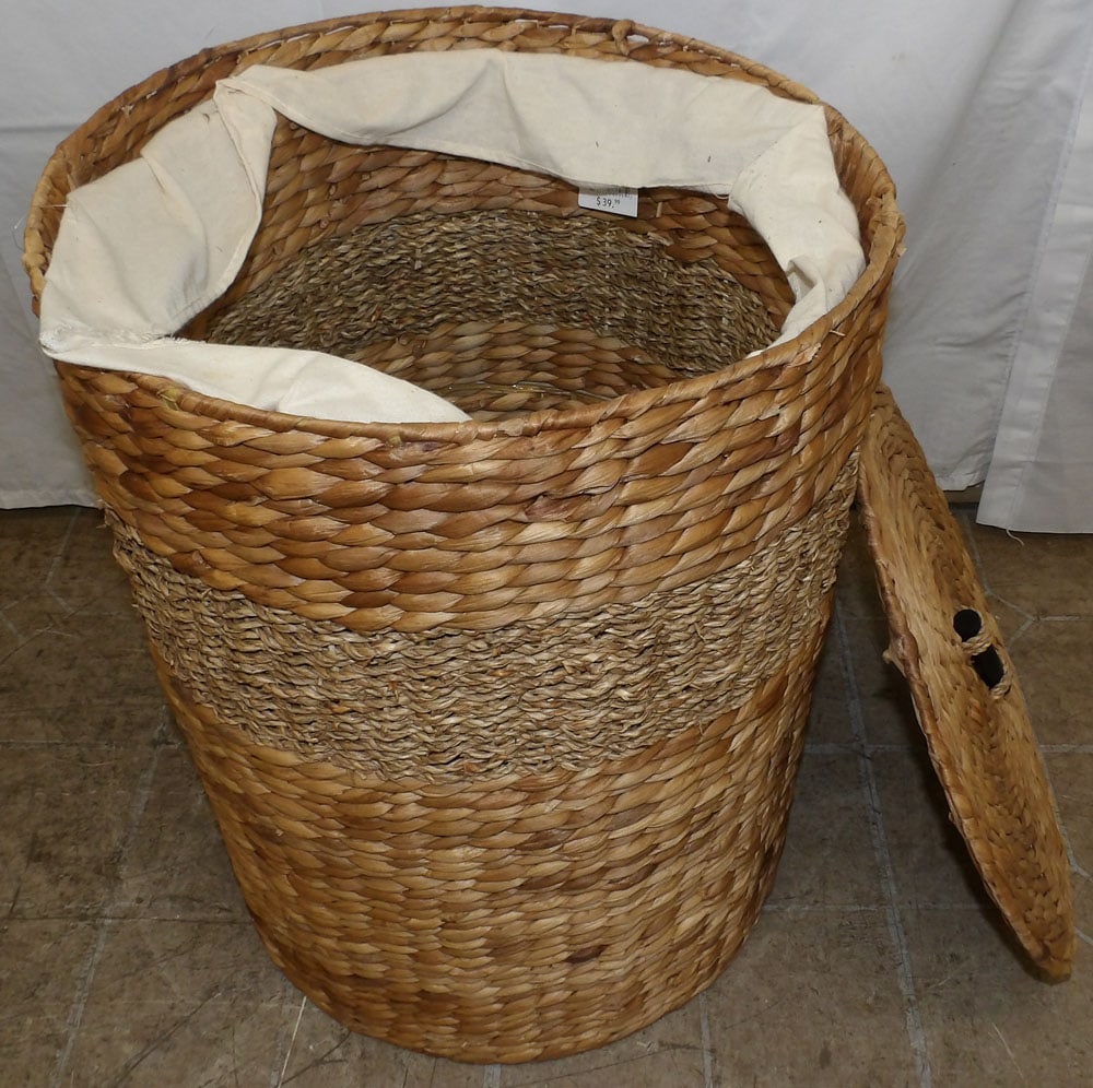 Large Round Basket with Lid - 3