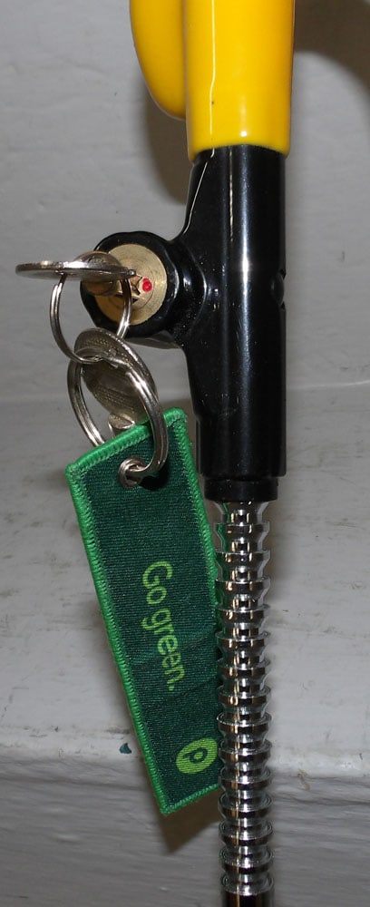Steering Wheel Lock with Key - 2