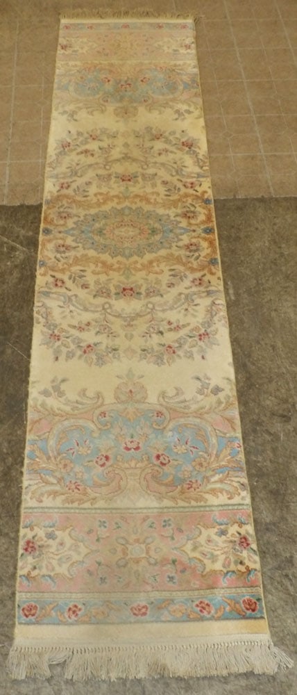 2' 6" x 12' Runner: 2' 6" x 12' Runner . ALL DESCRIPTIONS AND ANY CONDITION STATEMENT GIVEN BY LANGSTON AUCTION GALLERY ARE STRICTLY OPINIONS AND LANGSTON'S SHALL HAVE NO RESPONSIBILITY FOR ERRORS OR OMISSIONS. THE ABSEN