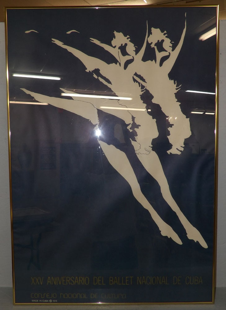 Framed Poster, Glass As Is: Framed Poster, Glass As Is. 39 1/2" x 27 1/4" ALL DESCRIPTIONS AND ANY CONDITION STATEMENT GIVEN BY LANGSTON AUCTION GALLERY ARE STRICTLY OPINIONS AND LANGSTON'S SHALL HAVE NO RESPONSIBILITY FOR ERROR
