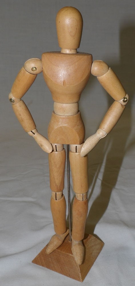 Wood Articulated Human Model (1 of 6)