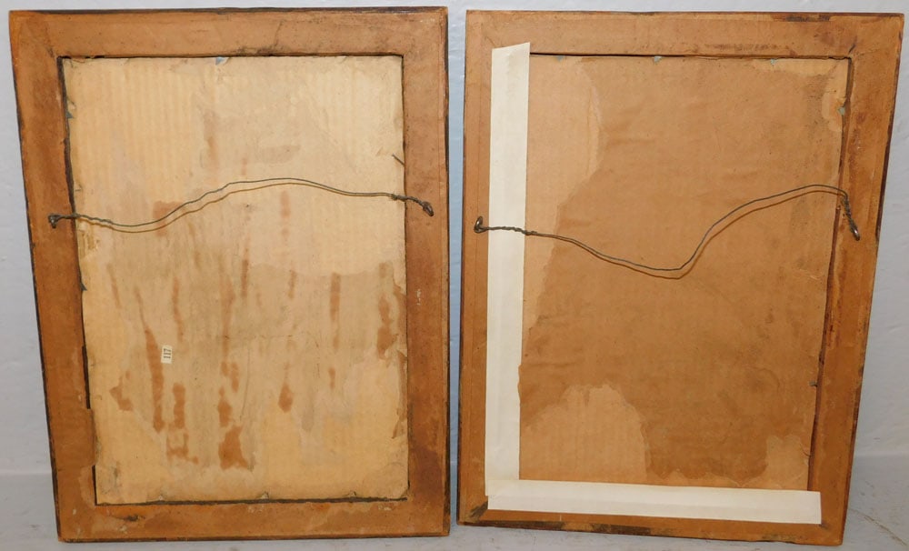Two Birds Eye Maple Framed Bird Prints  - 6