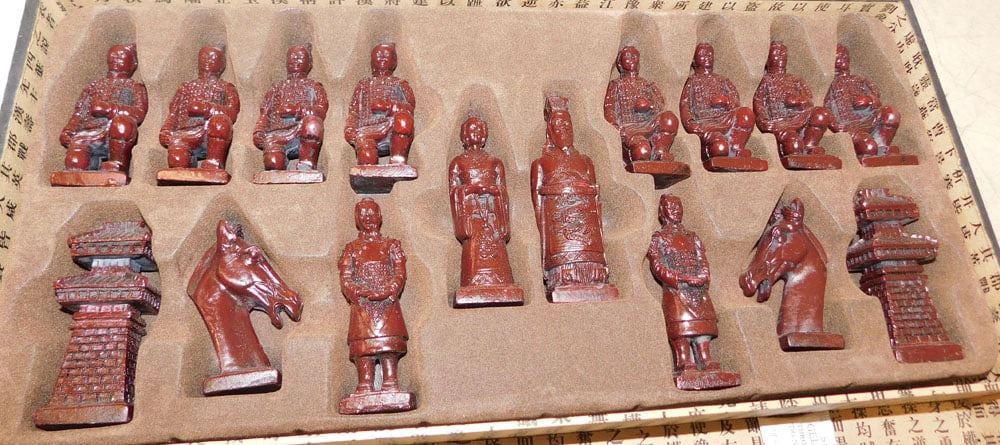 Two Painted Oriental Game Boxes - 6