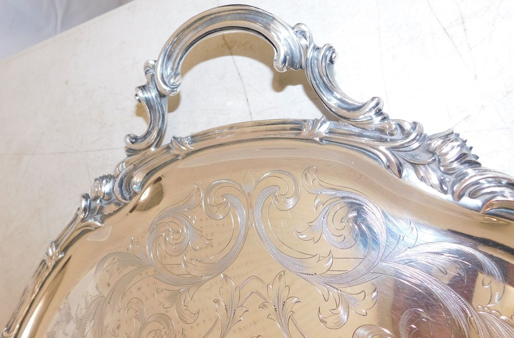 Oval Sheffield Serving Tray - 3