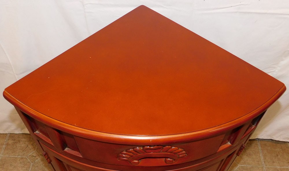 Cherry Corner Cabinet - 2