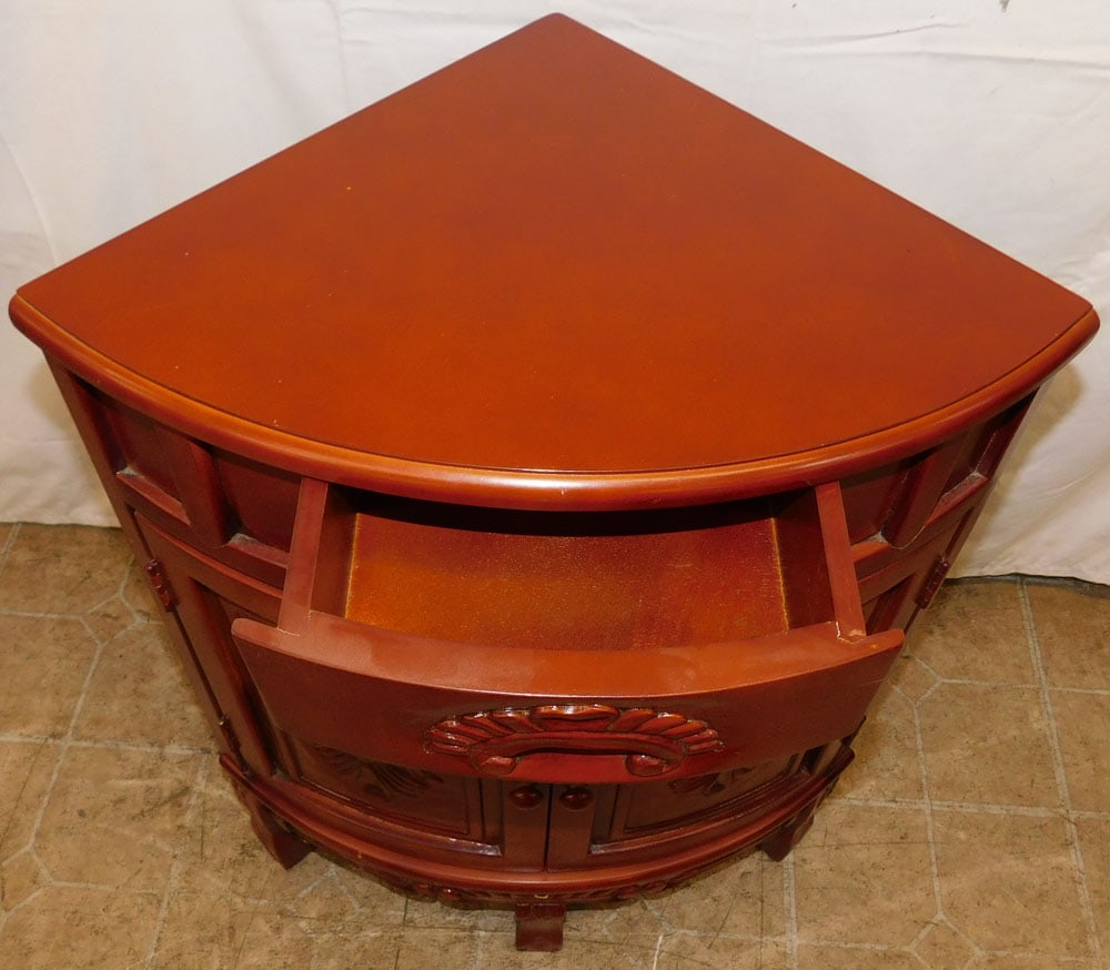 Cherry Corner Cabinet - 3