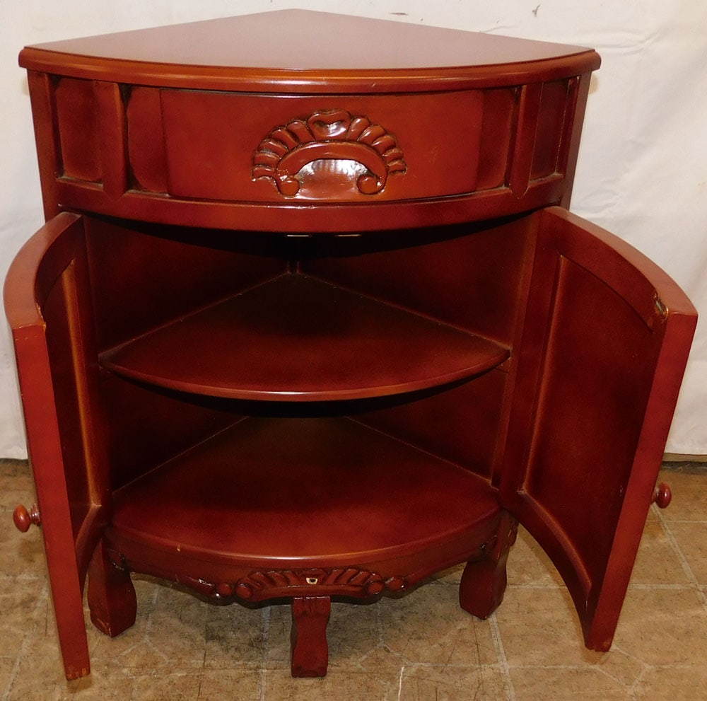 Cherry Corner Cabinet - 4