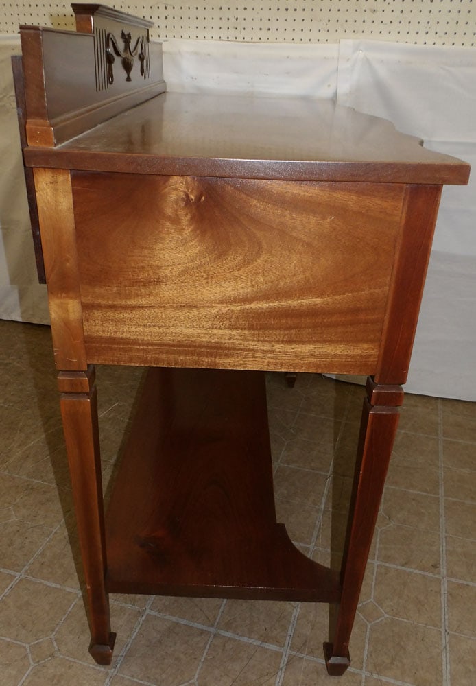 Mahogany Serpentine Front Server - 8