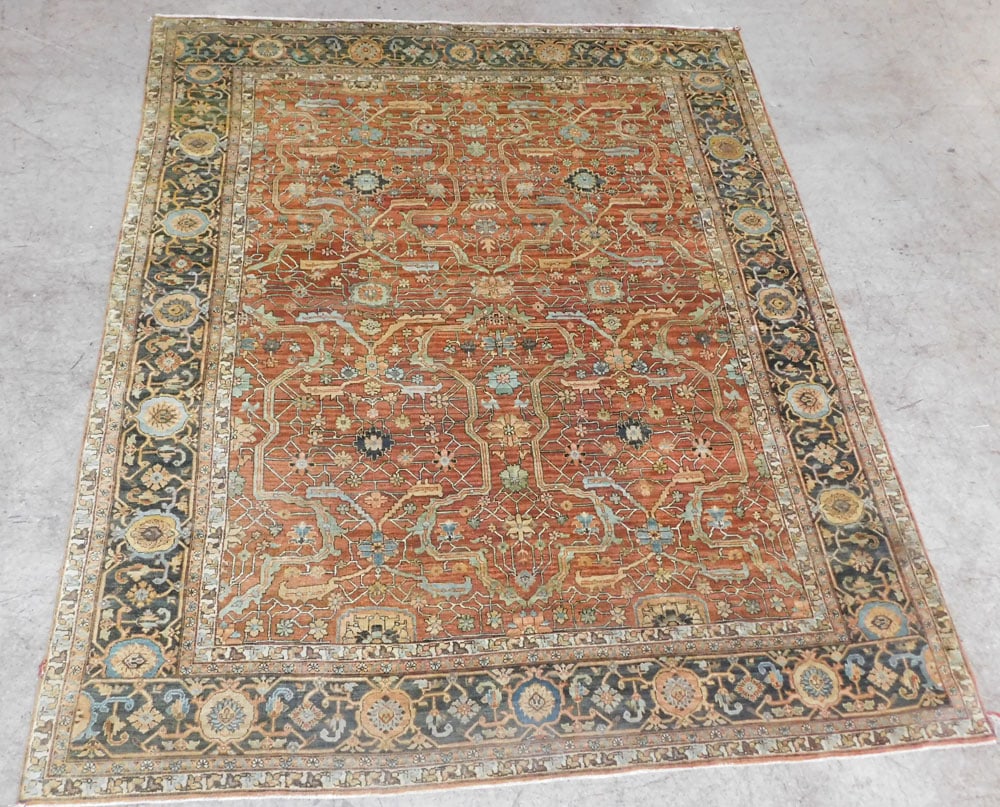 7' 8" x 9' 11" Hand Made Oriental Rug: 7' 8" x 9' 11" Hand Made Oriental Rug. ALL DESCRIPTIONS AND ANY CONDITION STATEMENT GIVEN BY LANGSTON AUCTION GALLERY ARE STRICTLY OPINIONS AND LANGSTON'S SHALL HAVE NO RESPONSIBILITY FOR ERRORS OR OM