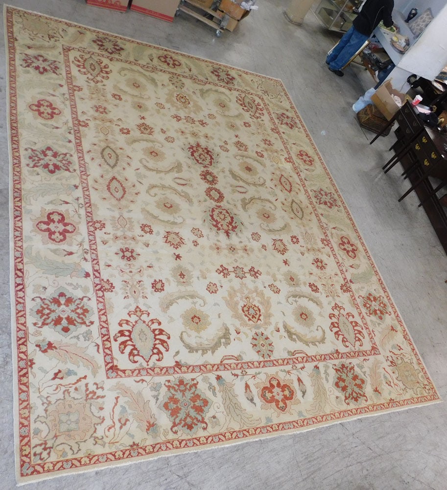 15' 1" x 11' 8" Hand Made Oriental Rug (1 of 5)