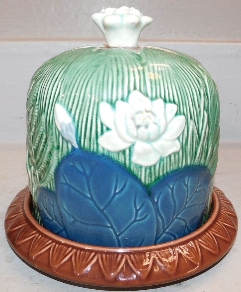 Majolica Two Part Cheese Keep (1 of 6)