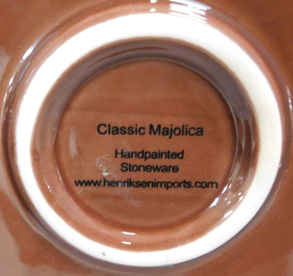 Majolica Two Part Cheese Keep - 6