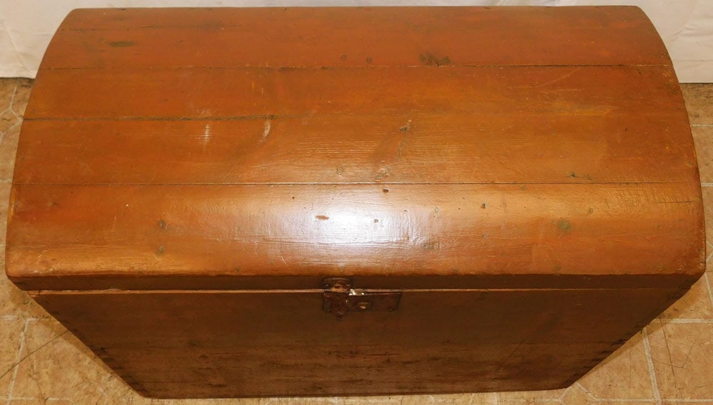 Antique Pine Grain Bin - 2