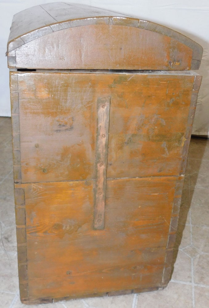 Antique Pine Grain Bin - 7
