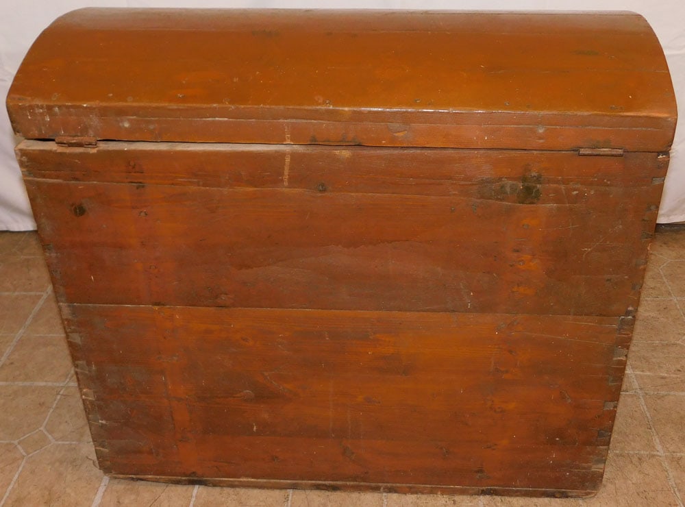 Antique Pine Grain Bin - 8