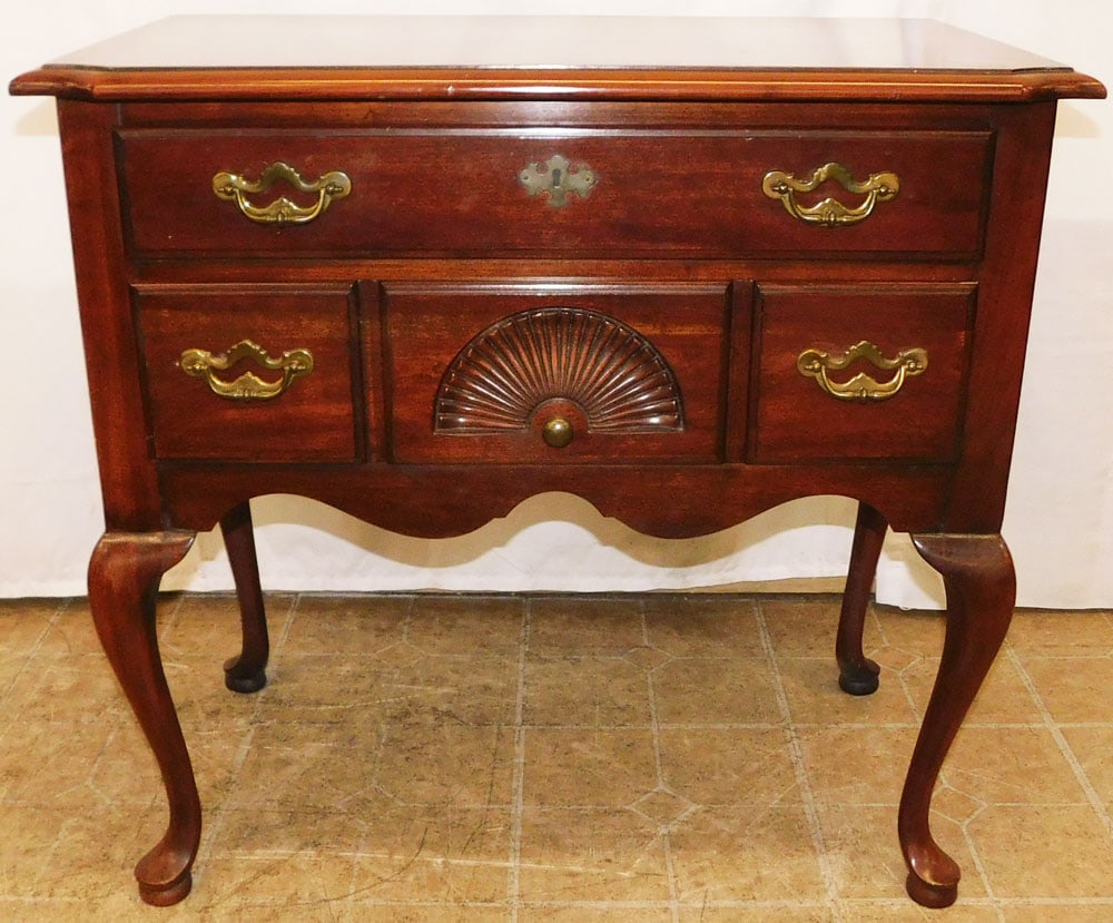 Cherry Queen Anne Style Lowboy by Thomasville (1 of 7)